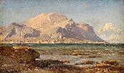 Adalbert Waagen, Bucht von Palermo mit Blick auf Monte Pellegrino
